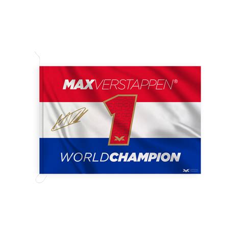 World Champion Fanvlag 100x150cm Max Verstappen › Flags › Verstappen.com