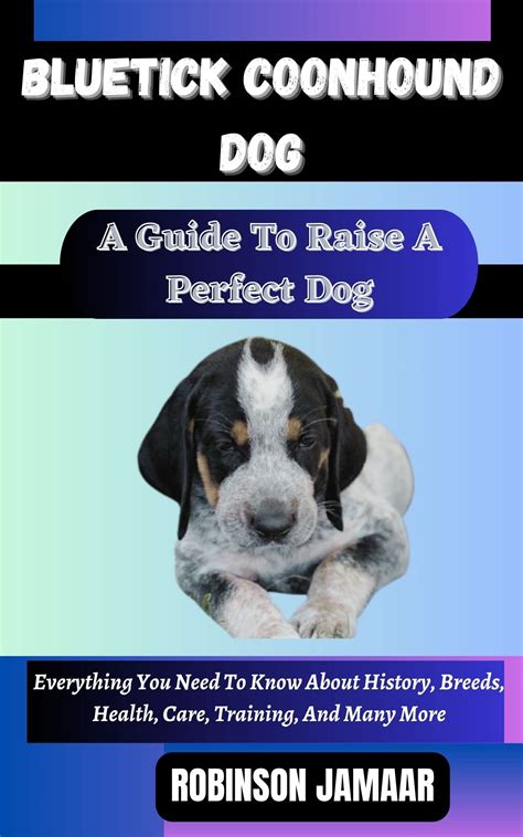 BLUETICK COONHOUND DOG A Guide To Raise A Perfect Dog : Everything You ...