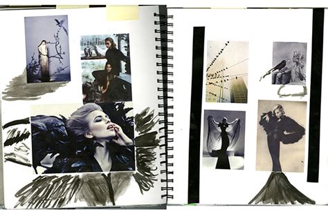 Fashion Design Process Book on SCAD Portfolios