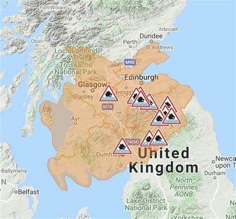 Flood warnings MAPPED: Is YOUR area at risk of flooding? 126 alerts ...