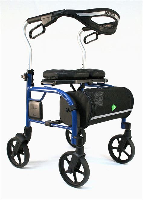 Buy Evolution Trillium Lightweight Medical Walker Rollator with Seat ...