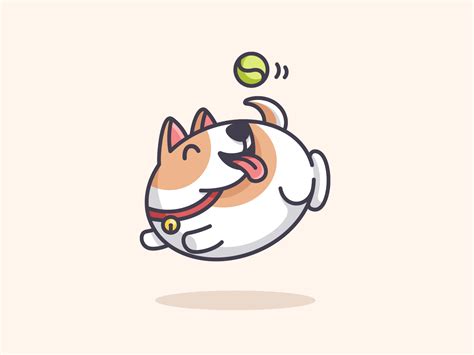 Happy Dog by Alfrey Davilla | vaneltia on Dribbble