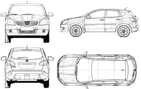 Dimensions du nissan qashqai