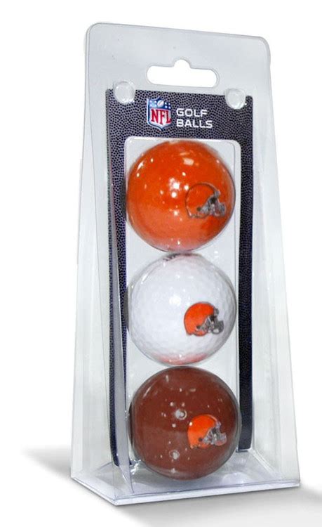 Cleveland Browns 3 Pack of Golf Balls - Sports Fan Shop