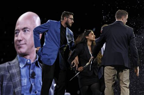 Protester arrested at Jeff Bezos Amazon conference in Vegas - The ...