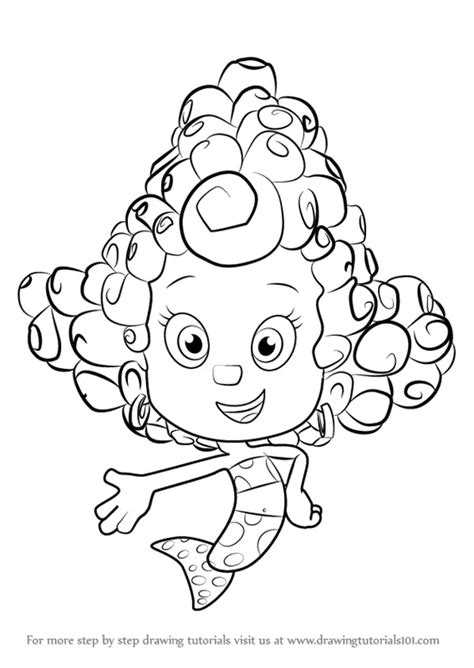 Learn How to Draw Deema from Bubble Guppies (Bubble Guppies) Step by Step : Drawing Tutorials