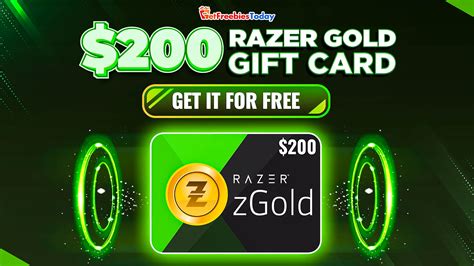 Free $200 Razer Gold Gift Card | GetFreebiesToday.com