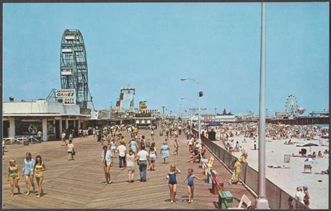 Beach and boardwalk, Seaside Heights, N.J. - Digital Commonwealth