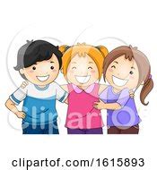 Royalty-Free (RF) Clipart of Best Friends, Illustrations, Vector ...