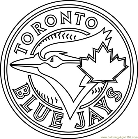 Mlb Logos Coloring Pages Printable Games 2 Sketch Coloring Page