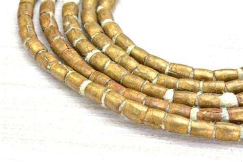 200 tube metal brass beads , 70cm / 28" inch long, 3mmx2.5mm , hole 2mm ,Jewelry Supplies Beads ...