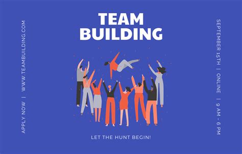 Team Building with Colleagues Online Invitation Template - VistaCreate