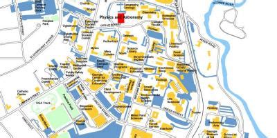 Uga campus map - University of Georgia map (United States of America)