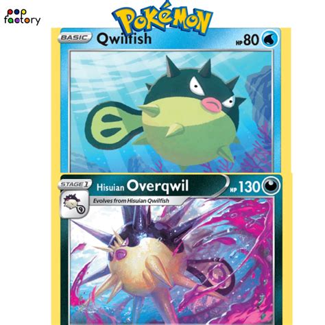 Qwilfish, Hisuan Qwilfish, Overquil Pokemon Cards TCG (2nd Gen Pokemon) | Shopee Philippines