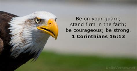 1 Corinthians 16:13 - Bible verse - DailyVerses.net