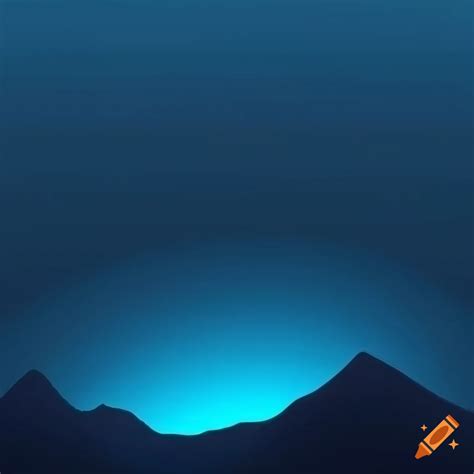 Gradient background with mountain shapes