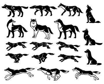 Wolf Profile Silhouette Stock Illustrations – 2,069 Wolf Profile ...