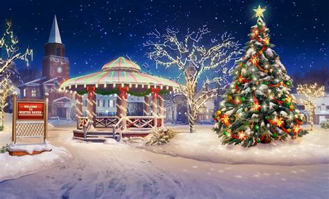 Anime Christmas Trees Wallpapers - Wallpaper Cave