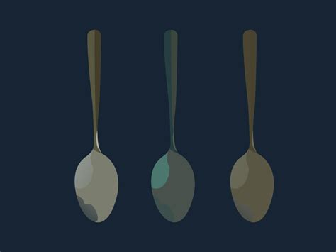 spoon and fork, kitchen set design 4541813 Vector Art at Vecteezy