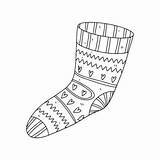 Socks Coloring Vector Art Icons And Graphics For Free Download sketch template