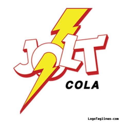 Jolt Cola Logo and Tagline - Slogan