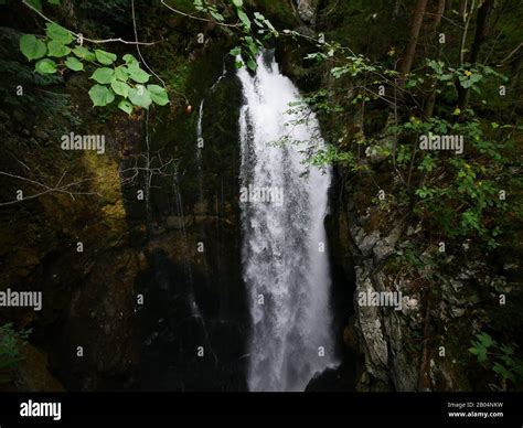 Gollinger Waterfalls, Austria: View of the waterfall Stock Photo - Alamy