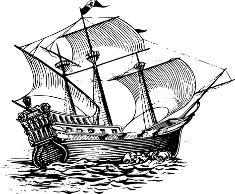 Boat, Galleon Sailing Ship Sail Ship Sailing Mar #boat, #galleon, #sailing, #ship, #sail, #ship ...