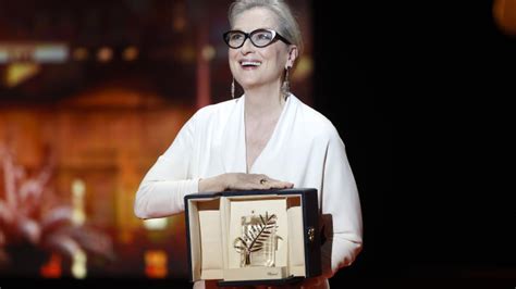 Meryl Streep tearfully accepts the Palme d'Or at Cannes