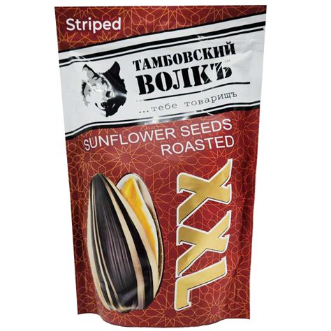 Roasted Striped Sunflower Seeds, Tambov Wolf, 300g/ 10.58oz for Sale | $8.89 - Buy Online at ...