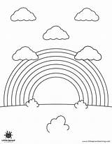 Cloud Rainbow Coloring Page  Little Sprout Art Learning sketch template