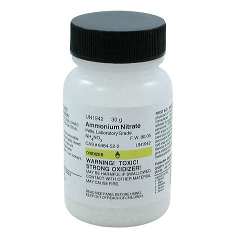 Ammonium Nitrate, 30 g | Home Science Tools