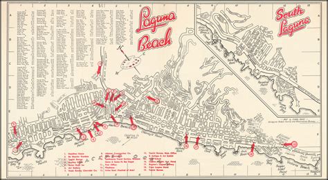 Map of Laguna Beach California - Barry Lawrence Ruderman Antique Maps Inc.