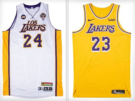 Rare Kobe & LeBron Lakers Jerseys Hit Auction, Could Fetch Over $100K ...