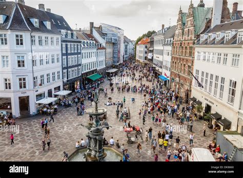 Stroget street, the main pedestrian shopping street, Copenhagen Stock Photo: 63491624 - Alamy