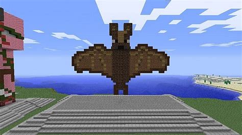 Mob Statues Witch & Bat Minecraft Project