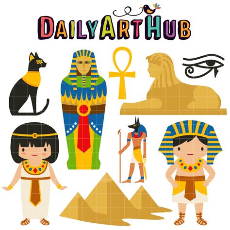 Ancient Egypt Clip Art Set – Daily Art Hub – Free Clip Art Everyday | Ancient egypt crafts, Free ...