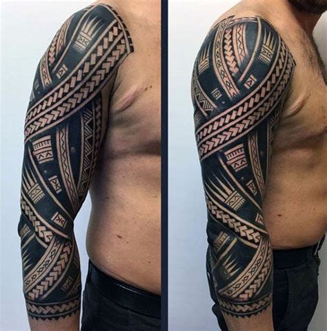 80 Tatuajes tribales en el BRAZO (Con el significado)