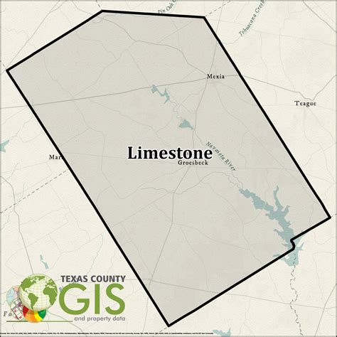 Limestone County GIS Shapefile and Property Data - Texas County GIS Data