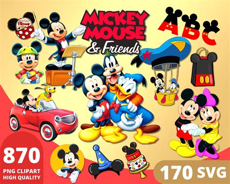 Mickey Mouse And Friends Clipart