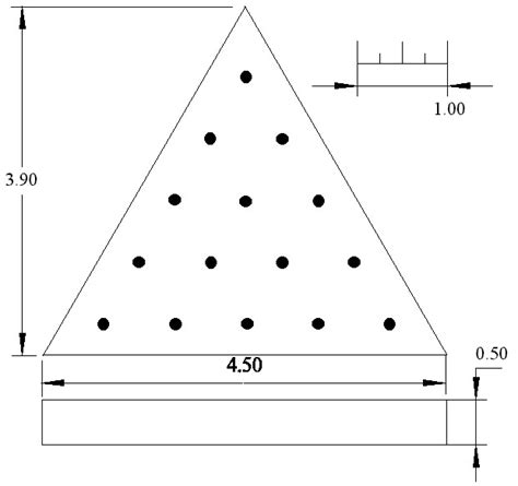 Triangle Peg Board Game Template