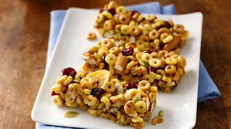 No Bake Multi-Grain Cheerios Snack Bars - Life Made Delicious