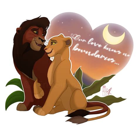 The Lion King Kiara And Kovu In Love