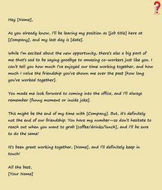 9 Best Farewell letter to colleagues ideas | farewell letter to colleagues, goodbye letter ...