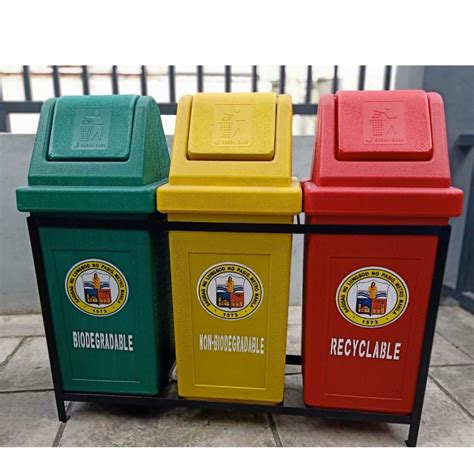 waste master trash bin segregation trash bin, Furniture & Home Living, Gardening, Gardening ...