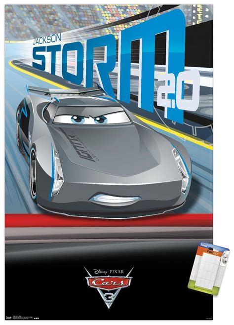 Disney Pixar Cars 3 - Storm Wall Poster, 22.375" x 34" - Walmart.com