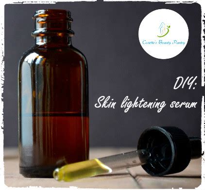 DIY: Skin lightening serum