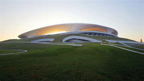 MAD Architects complete sci-fi inspired Quzhou Stadium as constructed nature