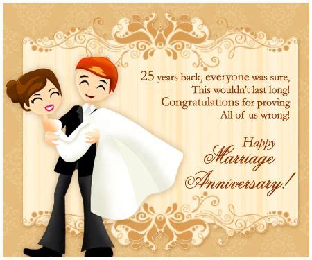 25th Wedding Anniversary Quotes Funny - ShortQuotes.cc