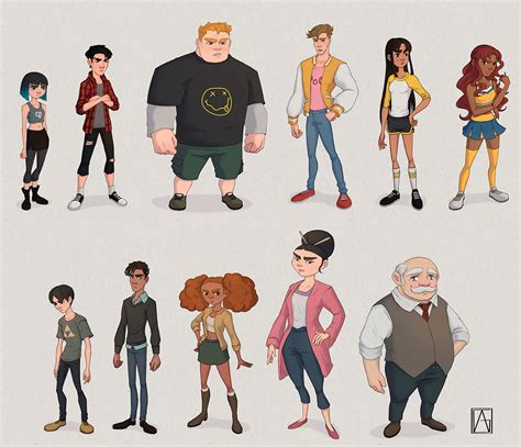 characters I recently made for a project : r/ImaginaryCharacters