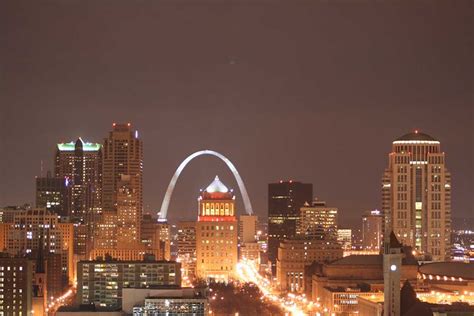 St. Louis skyline at night | Flickr - Photo Sharing!